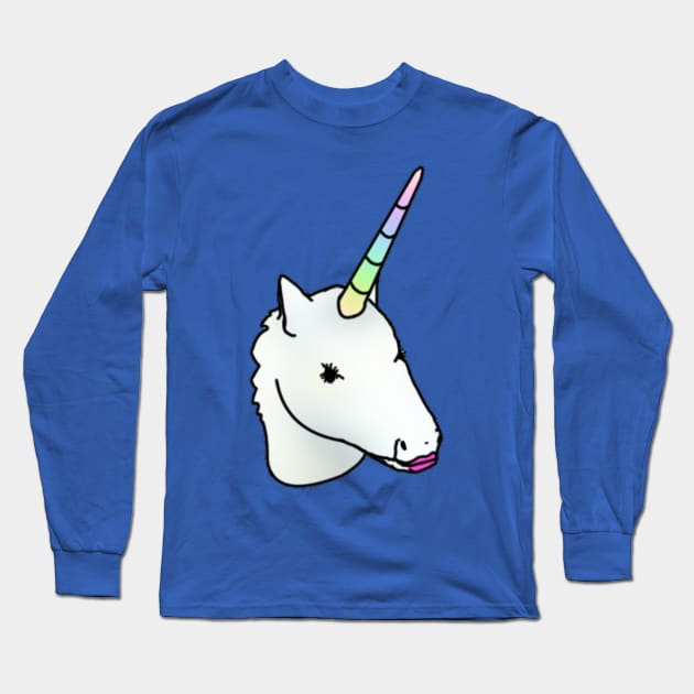 Lilian the Unicorn Long Sleeve T-Shirt by doublebeta